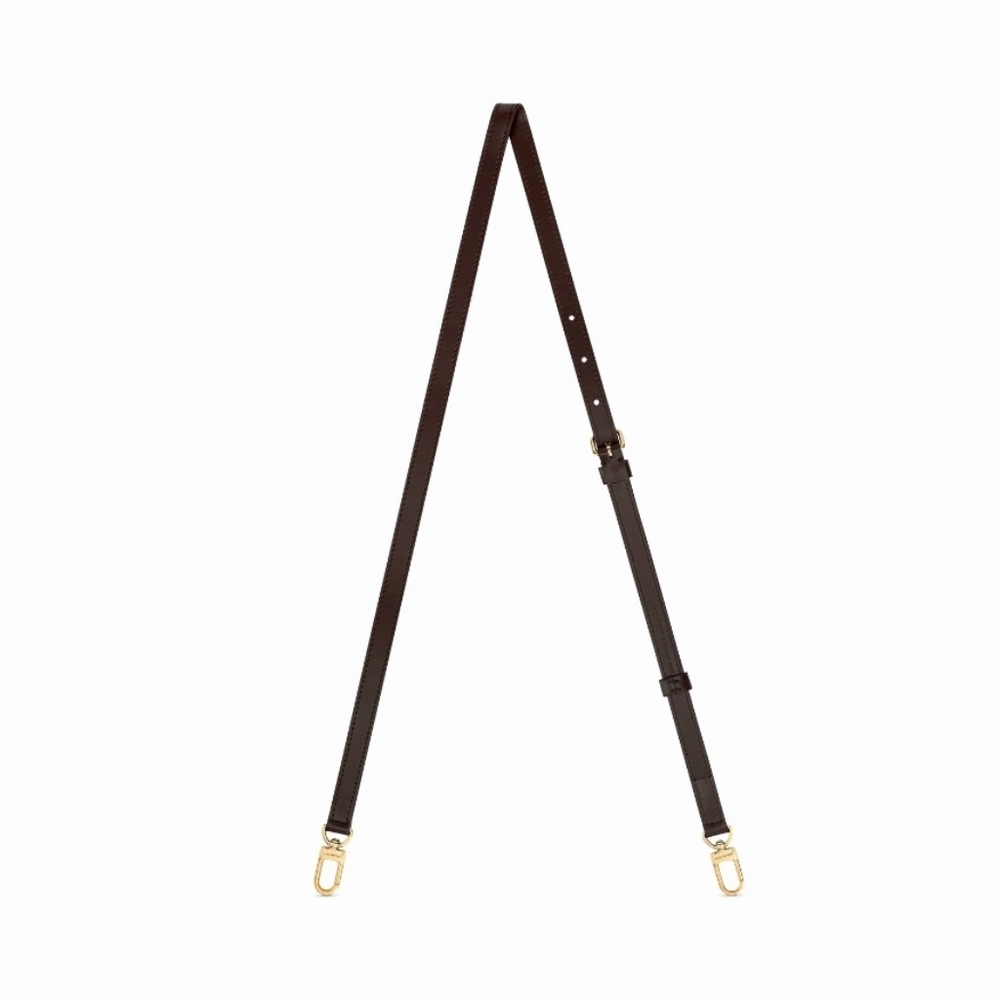 LIKE NEW!!! Authentic LOUIS VUITTON LV DAMIER EBENE EPI BROWN VACHETTA STRAP - Picture 2 of 12